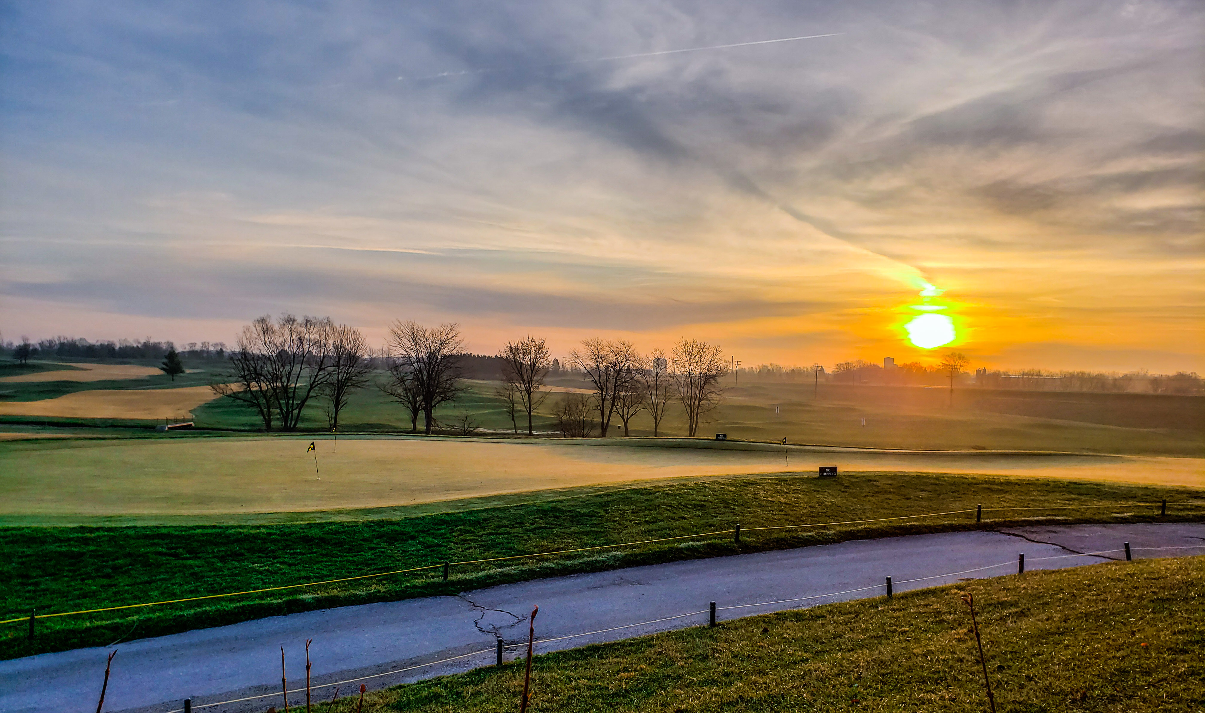 Tanglewood Golf Course at Sunset